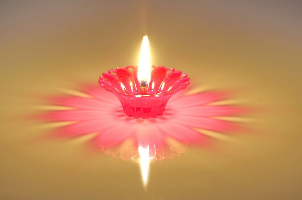 3D REFLECTIVE DIYA 24 PCS SET FOR DIWALI- Festival Diwali Decor