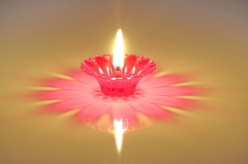 3D REFLECTIVE DIYA 24 PCS SET FOR DIWALI- Festival Diwali Decor