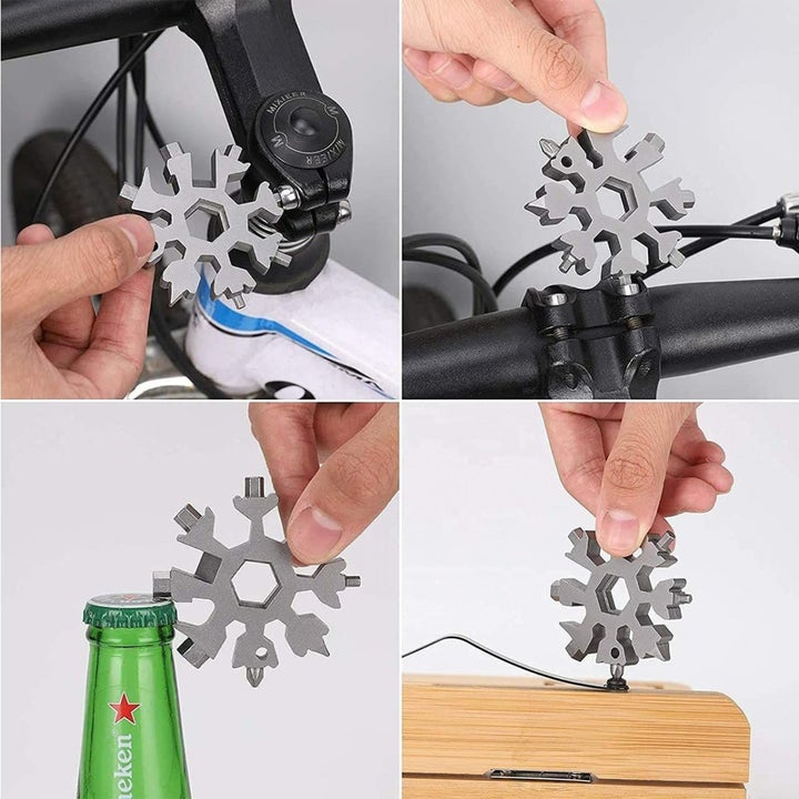 18-in-1 Snowflake Multitool & Multifunction Gadget