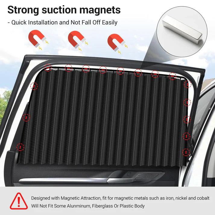 Magnetic Car Curtains For All Car Windows