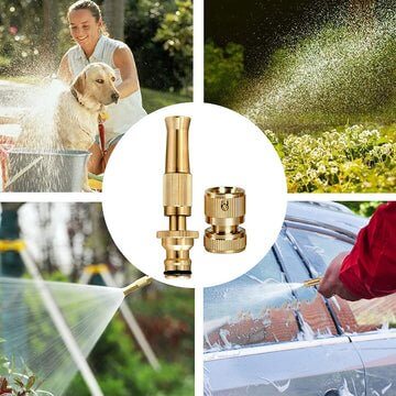 HIGH PRESSURE WATER | ADJUSTABLE BRASS NOZZLE