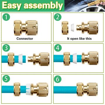 HIGH PRESSURE WATER | ADJUSTABLE BRASS NOZZLE