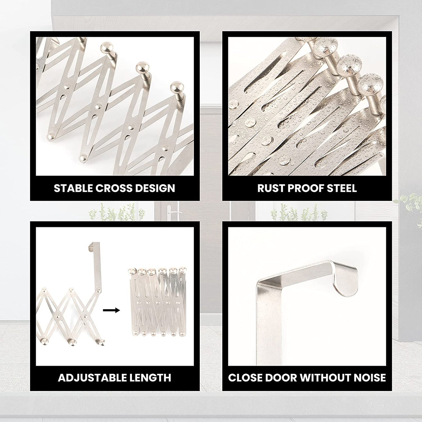 Foldable Multi-Purpose Door Hanger