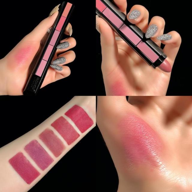 ZEAL4DEALS (5 IN 1 LIPSTICK) THE FAB-10-COMBO 33%0FF