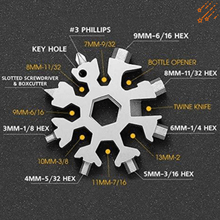 18-in-1 Snowflake Multitool & Multifunction Gadget