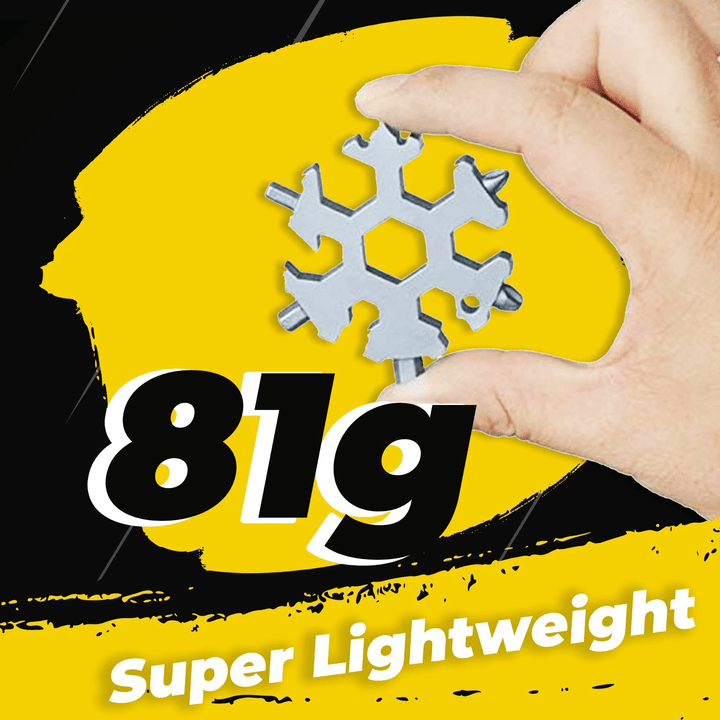 18-in-1 Snowflake Multitool & Multifunction Gadget