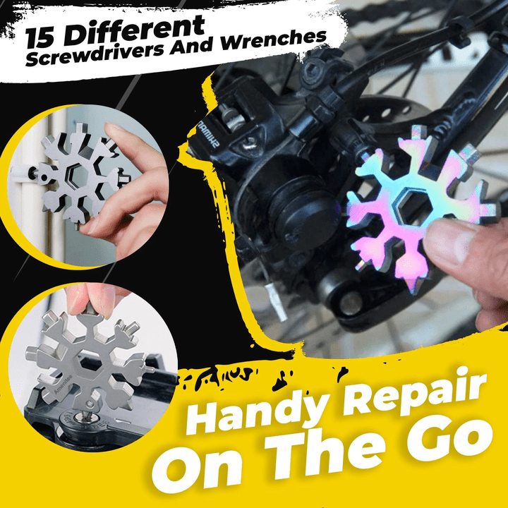 18-in-1 Snowflake Multitool & Multifunction Gadget