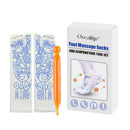 Reflexology Chart Socks With Tool | GREAT DEAL 30% OFF TODAY