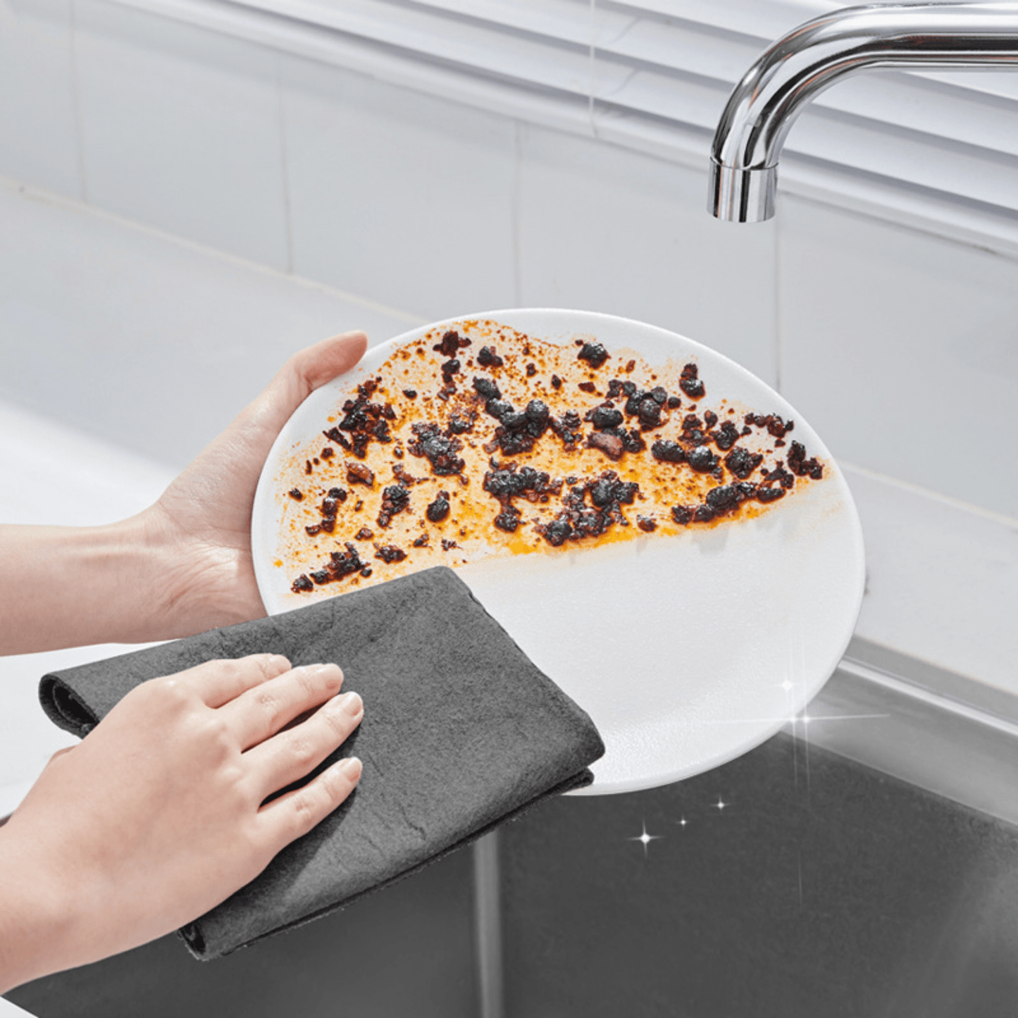 Multipurpose Reusable Lint-free Microfiber Cleaning Cloth