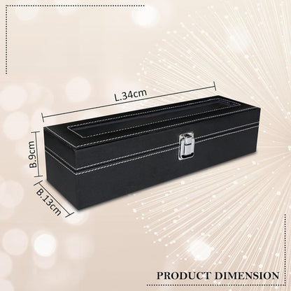 Watch Box Organizer Case In 6 Slots Of Watches For Men And Women
