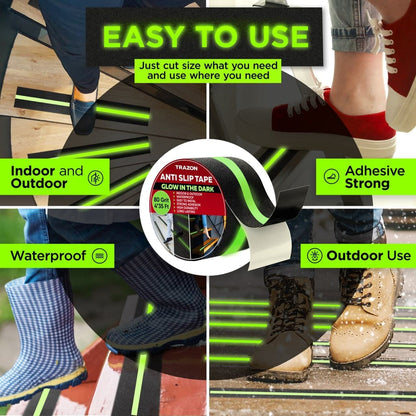 Anti Slip Tape – Stop Slips Anywhere Stairs | Bathroom | Kitchen | Wet Surfaces