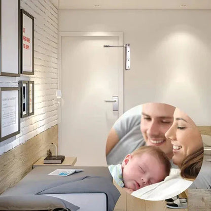 Stainless Steel Automatic Door Closer – Heavy Duty Hydraulic for Home and Office