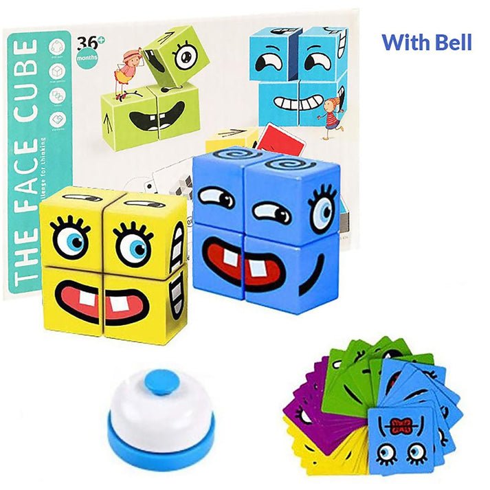 Emoji Expressions Matching Cube Game ( with bell )