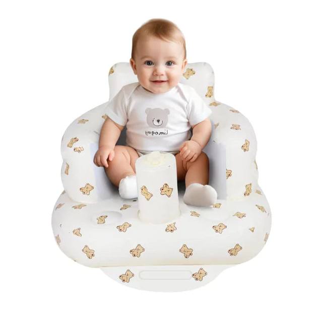 CuddleSeat™ – Premium Infant Sofa for Safe & Supported Sitting | Inflatable | Pediatrician-Backed Baby Sofa