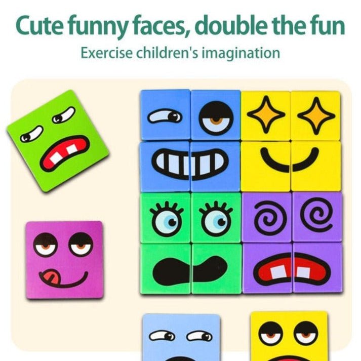 Emoji Expressions Matching Cube Game ( with bell )