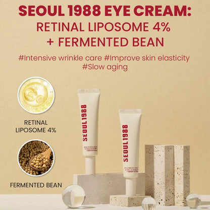 K-SECRET SEOUL 1988 Retinal Eye Cream | Dark Circle, Fine Lines, Wrinkles
