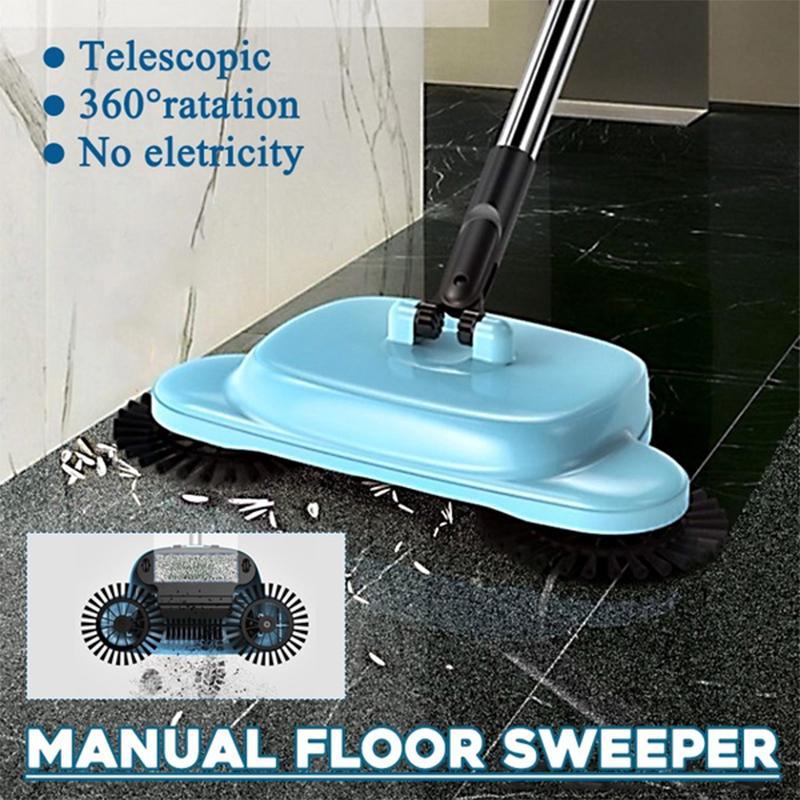 3 In 1 Hand Push Sweeper Broom Floor Cleaner Mop™